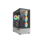 Sharkoon AK7 ARGB Black, ATX, 2x U3, TG, 4x 120mm ARGB
