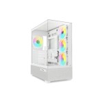 Sharkoon Boîtier d’ordinateur AK7 ARGB Blanc