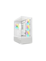 Sharkoon Boîtier d’ordinateur AK7 ARGB Blanc