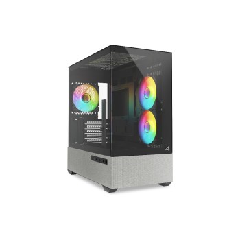 Sharkoon MK7 ARGB Black, microATX, 2x U3, TG, 4x 120 ARGB Ring Fan Sharkoon MK7 ARGB Black, microATX, 2x U3, TG, 4x 120 ARGB Ring Fan