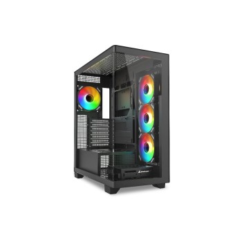 Sharkoon Elite Shark CA500 Black, ATX, 2x U3, Crve Class Panel Sharkoon Elite Shark CA500 Black, ATX, 2x U3, Crve Class Panel