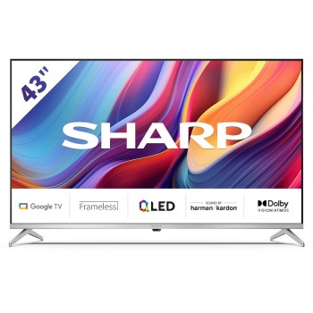 Sharp 43GP6265E, 43Q LED-TV, Google TV, UHD, Frameless Sharp 43GP6265E, 43Q LED-TV, Google TV, UHD, Frameless