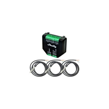 Shelly AddOn Plus with 3 Temperatur Sensoren, for Shelly Plus Aktoren