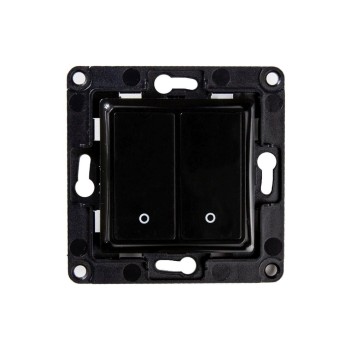 Shelly Wall Switch 2 Black, for Shelly Plus Aktoren