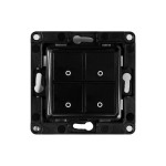 Shelly Wall Switch 4 Black, Für Shelly Plus Aktoren