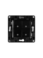 Shelly Wall Switch 4 Black, Für Shelly Plus Aktoren
