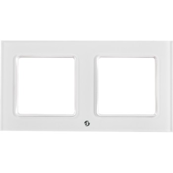 Shelly Wall Frame 2 White, for Shelly Wall Switch