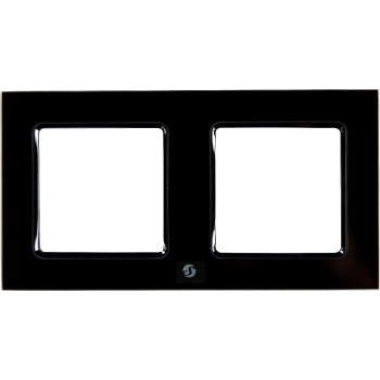 Shelly Wall Frame 2 Black, for Shelly Wall Switch