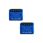 Shelly 1 Mini Gen3 WiFi-Switch, 2 Stück, WLAN Schaltaktor, 8 A, Bluetooth