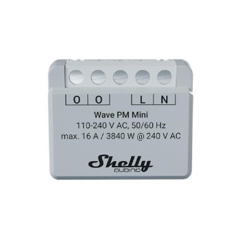 Shelly Qubino Wave PM Mini, Z-Wave Schalter, 1 Kanal, 16A
