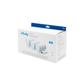 Shelly Thermostaten with Gateway, white 3 Thermo 1 Gateway