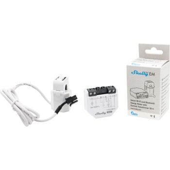 Shelly EM WiFi-Energy Meter Gen3 + 50A, 50 A Clamp