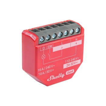 Shelly 1PM Gen4, WLAN Schaltaktor, 16 A, Bluetooth, Matter