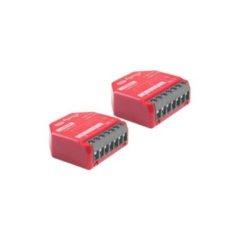 Shelly Actionneur de commutation Wi-Fi 1PM Gen 4 x 2 Rouge Shelly Actionneur de commutation Wi-Fi 1PM Gen 4 x 2 Rouge