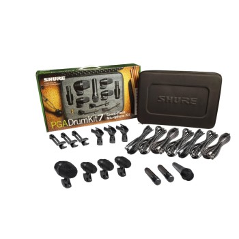 Shure PGADRUMKIT7, Drum-Mikrofon-Set PGA52/3x56/57/2x81