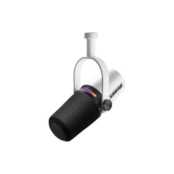 Shure Microphone MV7+ Blanc