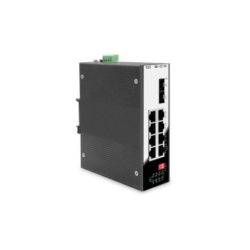 Sico SICO-10P-2F8P Industrie PoE Switch, 8xGE PoE+, 2xSFP, unmanaged, DIN-Rail Sico SICO-10P-2F8P Industrie PoE Switch, 8xGE PoE+, 2xSFP, unmanaged, DIN-Rail