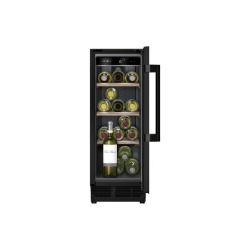 Siemens Weinkühlschrank KU20WVHF0, F, 21Fl, 38dB, Eicheregal Siemens Weinkühlschrank KU20WVHF0, F, 21Fl, 38dB, Eicheregal
