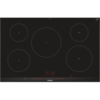 Siemens Plaque de cuisson par induction EH875LVC1E Design à facettes Siemens Plaque de cuisson par induction EH875LVC1E Design à facettes