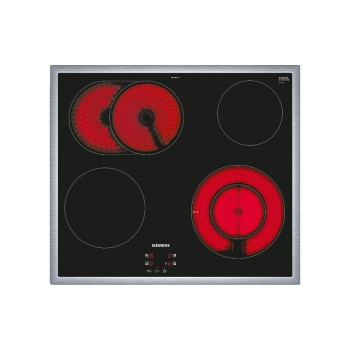 Siemens Plaque de cuisson en vitrocéramique EF645BNN1E Design cadre plat Siemens Plaque de cuisson en vitrocéramique EF645BNN1E Design cadre plat