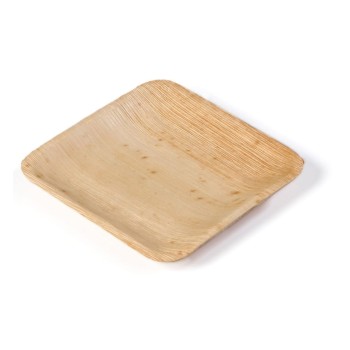 Sier Palm Teller viereckig, 20 Stück, 110 x 110 x h10 mm