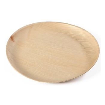 Sier Palm Teller rund, 20 Stück, Ø120 x h20 mm