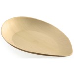 Sier Palm Teller oval point, 20 Stück, 260 x 165 x h33/18 mm