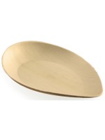 Sier Assiettes jetables Palm 16.5 cm x 26 cm, 1 Pièce/s, Brun clair