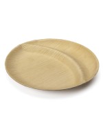 Sier Assiette Palm 23 cm, 1 Pièce/s, Brun clair