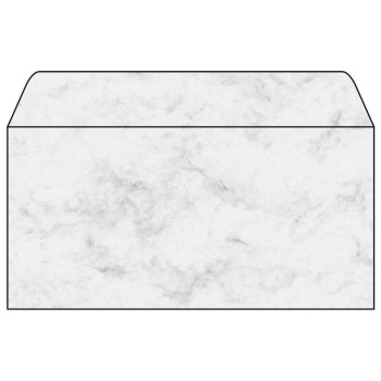 Sigel Enveloppe DP073 Gris marbre, 50 pièces