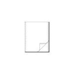 Sigel Computerpapier, LP, 12x240 mm, (A4 h.) 2fach, 60/57g,SD, blanko,1000 Sätze