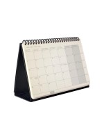 Sigel Conceptum Tischkalender 2025, 132 Blatt, 30 x 14,3 cm, Grau