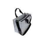 Sigel Sac pour notebook Desk Sharing Bag Classic M, gris clair 15.4