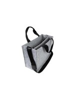 Sigel Sac pour notebook Desk Sharing Bag Classic M, gris clair 15.4