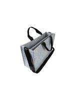 Sigel Sac pour notebook Desk Sharing Bag Classic L, gris clair 15.4