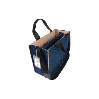 Sigel Desk Sharing Bag Bicol. M, blau/beige, Filz 100% aus RPET, 360x280x150 mm Sigel Desk Sharing Bag Bicol. M, blau/beige, Filz 100% aus RPET, 360x280x150 mm