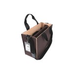 Sigel Desk Sharing Bag Bico. M, braun/beige, Filz 100% aus RPET, 360x280x150 mm