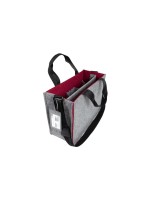 Sigel Desk Sharing Bag Bicolor M, grey/red, Filz 100% aus RPET, 360x280x150 mm