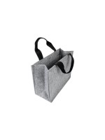 Sigel Desk Sharing Bag Basic M, hellgrau, Filz 100% aus RPET, 360x280x150 mm