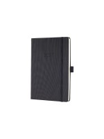 Sigel Agenda hebdomadaire Conceptum 2027 1W/2S, 14.8 x 21.3 cm, noir