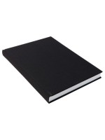 Kunst + Papier Aquarellbuch, schwarz, 128 Seiten, 17x24cm, 160gm