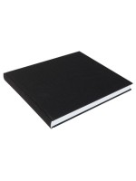 Kunst + Papier Aquarellbuch, noir, 120 pages, 24.0x20.6cm, 160gm