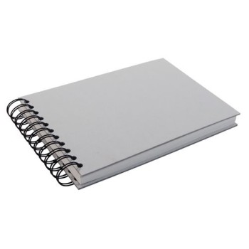 Kunst + Papier Skizzenbuch, gris, 110 pages, A5 quer, 130gm Kunst + Papier Skizzenbuch, gris, 110 pages, A5 quer, 130gm