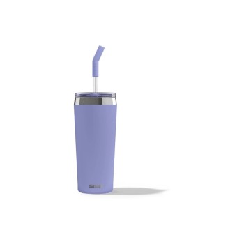 SIGG Thermobecher Helia, 0.6L, Edelstahl, Halm, Blue