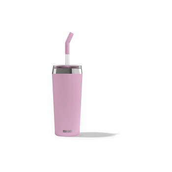 SIGG Thermobecher Helia, 0.6L, Edelstahl, Halm, Berry