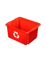 Sigma Home Seau de recyclage Nesta 32 l, Rouge