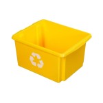 Sigma Home Seau de recyclage Nesta 32 l, Jaune