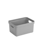 Sigma Home Boîte de rangement 5 l Gris clair