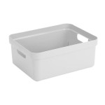 Sigma Home Boîte de rangement 24 l Blanc