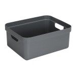 Sigma Home Boîte de rangement 24 l Anthracite